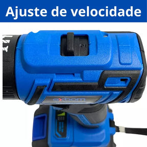 Kit Furadeira 36V Parafusadeira Maleta